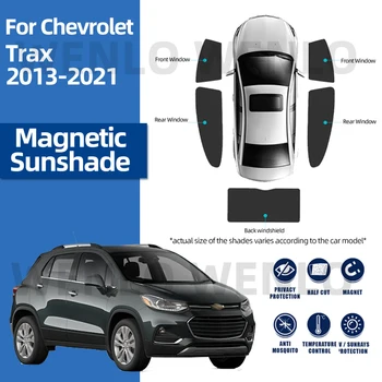 Для Chevrolet Trax 2013-2022 Магнитный автомобильный солнцезащитный козырек Передний лобовой щит Шторка Окно Защита от ультрафиолета Солнцезащитный козырек Козырек Жалюзи