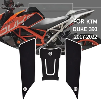 Для KTM DUKE 125 200 390 2017 2018 2019 2020 2021 2022 Подушка топливного бака мотоцикла Протекторные наклейки для бака Наклейка для тяги