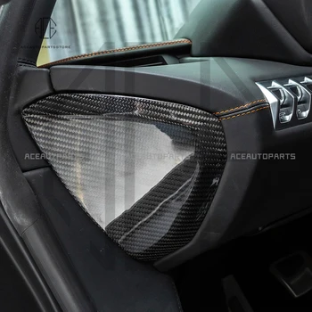 Для Lamborghini Aventador LP700 Аксессуары для украшения боковой внутренней крышки из настоящего углеродного волокна