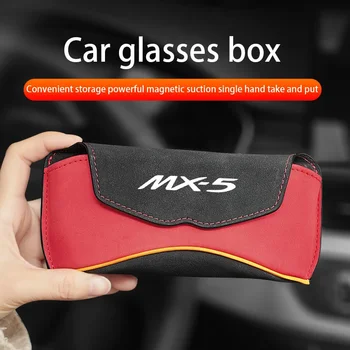 Для Mazda MX-5 Автомобильный держатель для солнцезащитных очков Многофункциональный зажим для очков Зажим для купюр Автомобильные аксессуары