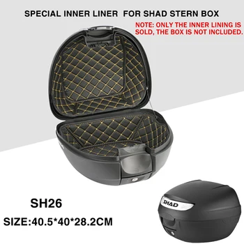 Для SHAD SH26 Багажник Вкладыш Багажный ящик Внутренняя облицовка контейнера Ящик для хранения Накладка багажника Водонепроницаемая кожаная накладка Ящик для хранения Подкладка
