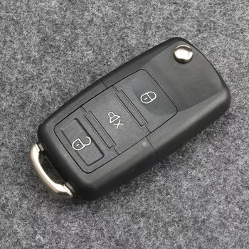 Для ключа VW Passat Jetta Golf Sagitar Skoda складной корпус пульта дистанционного управления
