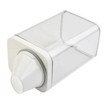Дозатор для стирки Дозатор мыла Ящик для хранения Крышка Контейнер для порошка Белое белье Стирка Пластиковое мыло Моющие средства
