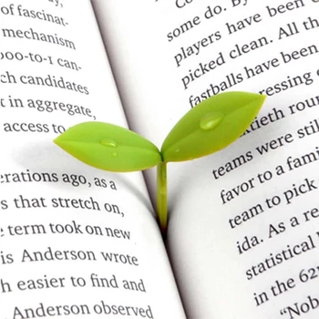 Домашний офис Книжные аксессуары для книжного червя Зеленые закладки Маленькая трава Бутоны травы Закладка Красочная закладка для чтения