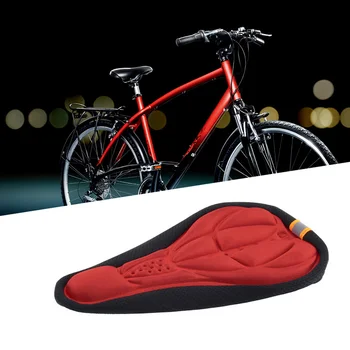 Дышащий седло для горного велосипеда 3D Мягкий чехол для сиденья велосипеда Удобный демпфирующий подушка сиденья Велосипед Седло Велосипедные аксессуары
