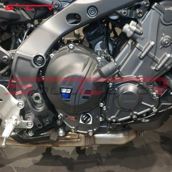Защита Декоративные 3D-наклейки Защита Крышка картера двигателя Подходит для Yamaha MT-09 2021 2022 2023 MT09 SP 21 22 23 FZ09