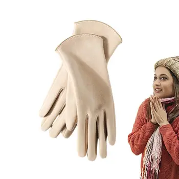 Зимние перчатки Водонепроницаемая снежная перчатка Палец Открытый дизайн Рукавицы для снегоходов Тепловые ветрозащитные толстые снежные перчатки Зимние перчатки