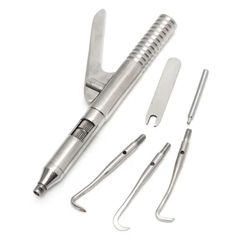 Инструменты для стоматологических хирургических инструментов Автоматический пружинный съемник коронки с 3 наконечниками