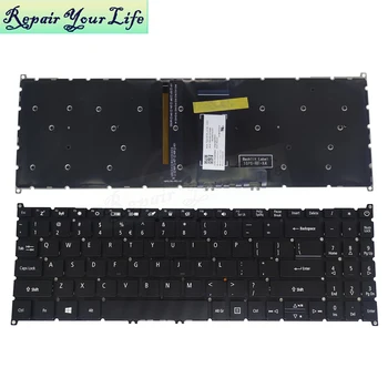 Клавиатура с подсветкой на английском языке для Acer Aspire A315-22 A315-34 42 54 55 A315-56 A315-57 N19C1 N19C5 Клавиатуры Light SV5P-A72BWL НОВЫЙ