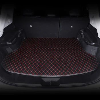 Кожаные коврики для багажника автомобиля на заказ для MG4 Mulan 2022 Высококачественные аксессуары для интерьера Anti-Dirty Protector Tray Cargo Liner