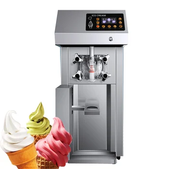  Коммерческая машина для мягкого мороженого Автоматическая мороженица Машина для приготовления мороженого Sundae 110 В 220 В