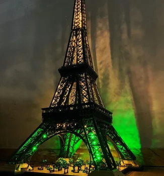 Комплект светодиодных светильников для 10307 Эйфелева башня ПАРИЖ Всемирно известный архитектурный набор строительных блоков Игрушки своими руками (не входят строительные блоки)