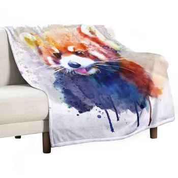 Красная панда Портрет Одеяло Летнее одеяло Одеяло для кемпинга Декоративные одеяла Свободное одеяло