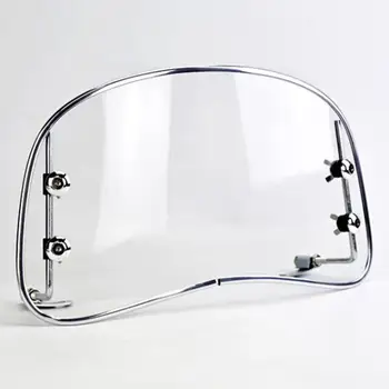  Лобовое стекло мотоцикла Прозрачный передний экран Аксессуары 8,6-дюймовый высокий ПК Материал