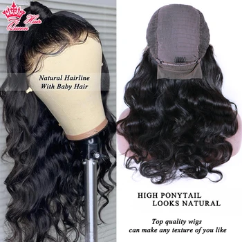 Малайзийский парик с волнами тела предварительно выщипанный кружевной парик спереди девственный необработанные волосы 13x4 4x4 кружевной парик из натуральных волос для черных женщин