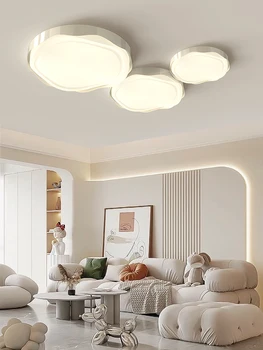  Минималистичный светодиодный потолочный светильник используется для столовой, спальни, гостиной, кухни, белого пульта дистанционного управления с регулируемой яркостью, украшения дома