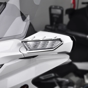  Мотоцикл Передний указатель поворота Украшение Украшение Индикатор отделки для Honda Goldwing GL1800 GL1800B F6B 2018-2023