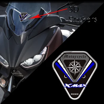 Мотоцикл Скутеры Лобовое стекло Лобовое стекло Лобовое стекло Эмблема Логотип Наклейки Наклейки Для Yamaha X-max Xmax X Max 125 250 300