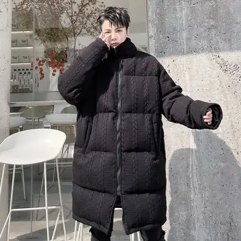 Мужская новая зимняя корейская версия универсальной хлопковой куртки тренд повседневная утолщенная хлопковая куртка