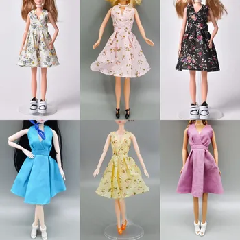 Мульти-стиль 1/6 куклы Повседневная юбка Цветочная юбка Одежда ручной работы для 30 см Аксессуары для куклы Одежда для детей Девочки Подарки
