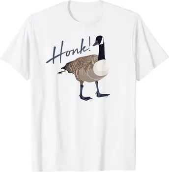  НОВАЯ канадская гусиная гудок забавная милая птица охотник на подарочную футболку с животными