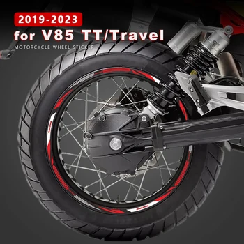 Наклейка на колесо мотоцикла Водонепроницаемая наклейка на обод Полоса для Moto Guzzi V85TT Аксессуары V85 TT Путешествия 2019 2020 2021 2022 2023