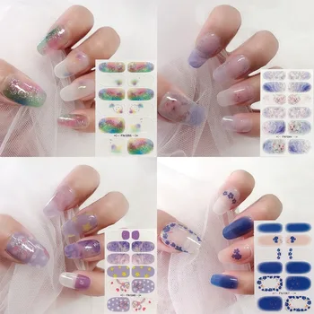 Наклейки для ногтей Мода Самоклеящиеся DIY Милый маникюр Декоративное искусство