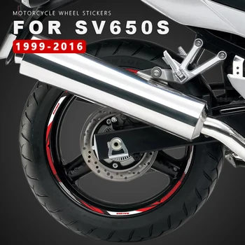 Наклейки на колеса мотоцикла водонепроницаемые для Suzuki SV650S Аксессуары SV 650 S SV 650S 1999-2016 2000 2001 2002 Наклейка на обод