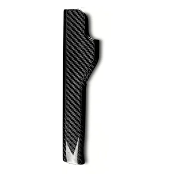 Настоящая крышка ручного тормоза из углеродного волокна Ручка ручного стояночного тормоза для Jetta MK3 Golf 6 MK5 MK6 EOS Scirocco