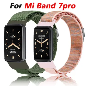 Нейлоновый ремешок с петлей для Mi Band 7 pro браслет для Xiaomi Mi Band 7pro Дышащий сменный ремень часов Аксессуар для часов