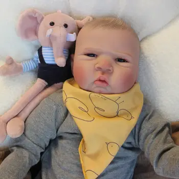 Новорожденный ребенок Reborn 50 см 20 дюймов 3D Paint Кожа с жилой мягкой силиконовой куклой Baby Reborn