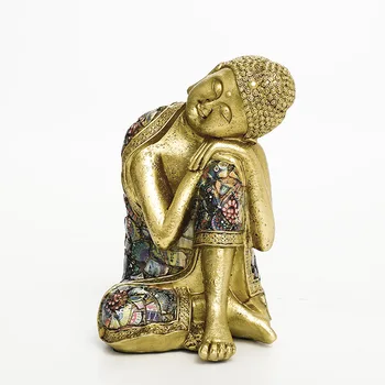 Новые украшения для статуи статуи Будды в стиле в тайском стиле