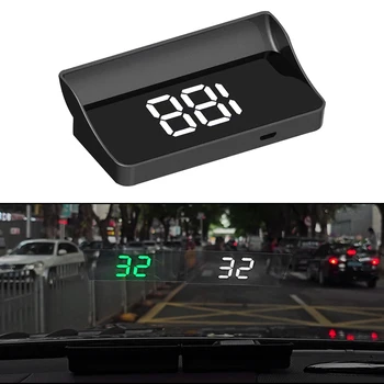  Новый Hud Проекционный дисплей GPS Спидометр Дисплей скорости KMH USB-кабель для автомобиля Велосипед Автобус с нескользящим ковриком и аксессуаром из светоотражающей пленки