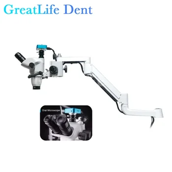 Новый вид высокой четкости Профессиональный осмотр полости рта Стоматологическая лаборатория Монокулярная цифровая USB-камера Стоматологический стоматологический хирургический микроскоп для полости рта