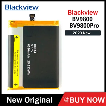Новый оригинальный аккумулятор BV 9800 6580 мАч для высококачественных аккумуляторов Blackview BV9800 PRO DK014 с номером отслеживания