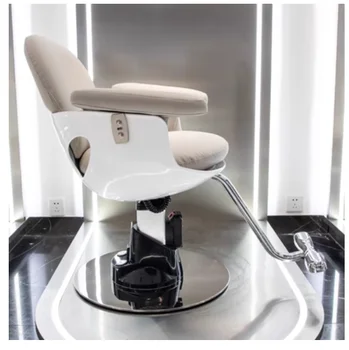 Новый стул для парикмахерской Элитный парикмахерский салон модной одежды электрический лифт режущий стул парикмахерская глажка крашение табурет