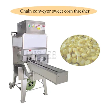 Оборудование для обмолота сладкой кукурузы Электрическая машина для шелушения кукурузы Машина для молотилки кукурузы из нержавеющей стали