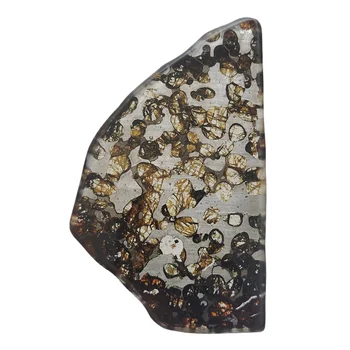 Образец оливкового метеорита Бренхем Секция образцов оливкового метеорита Коллекция образцов природных метеоритов