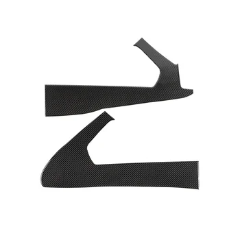  Обшивка боковой панели переключения передач для Chevrolet Silverado GMC Sierra 2014-2018 Аксессуары Мягкое углеродное волокно