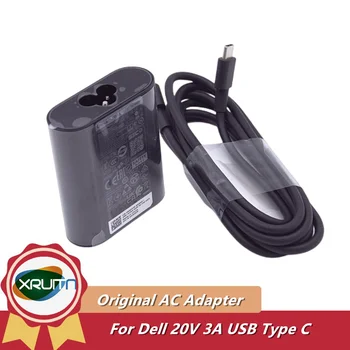 Оригинальный адаптер переменного тока GAN 20 В 60 Вт DA60NM200 зарядное устройство USB Type C для ноутбука Dell Latitude 5330 7330 7530 9520 2-в-1