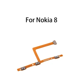 Питание ВКЛ ВЫКЛ Выключатель без звука Клавиша управления громкостью Кнопка громкости Гибкий кабель для Nokia 8