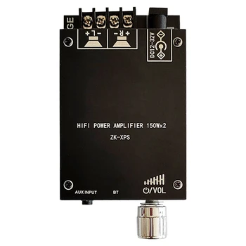 Плата усилителя Двухканальная стерео плата канала ZK-XPS 5.0 150 Вт с защитой от короткого замыкания для звуковой коробки