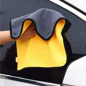  Полотенце для чистки из микрофибры Утолщение мягкой сушильной ткани Мойка кузова автомобиля для Volkswagen VW MK6 Jetta