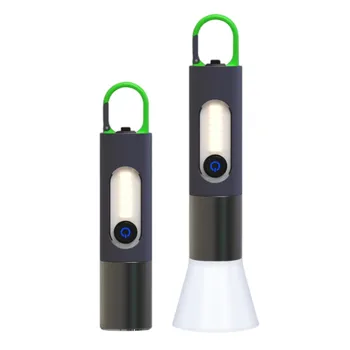 Портативный мини Сильный Свет Фонарик USB Перезаряжаемый Брелок Рабочий Свет На открытом воздухе Кемпинг Светодиодный фонарик Водонепроницаемый фонарик Лампа