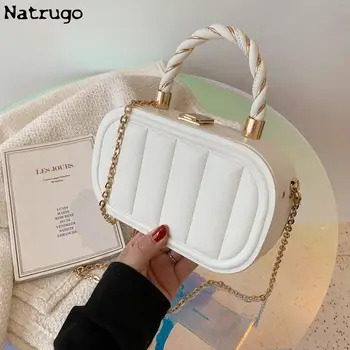 Простая и универсальная сумка через плечо с текстурной коробкой для женщин 2023 Новая высококачественная сумка из искусственной кожи Сумка через плечо для девочек