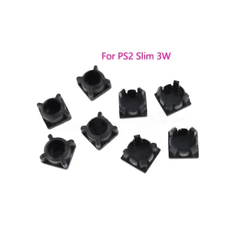 Пылезащитный чехол для консоли Playstation 2 Slim 3W Резиновые ножки для PS2 Slim 3W Пластиковая крышка для кнопки Набор крышек