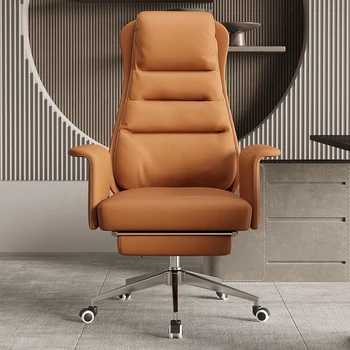 Рабочее компьютерное кресло, простое и удобное, сидячее, эргономичное, откидывающееся, подъемное и вращающееся офисное кресло
