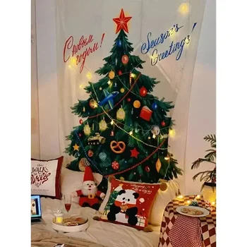 Рождественская висячая ткань Instagram популярная сцена вечеринки украшение фон ткань комната прикроватная атмосфера украшение гобелен