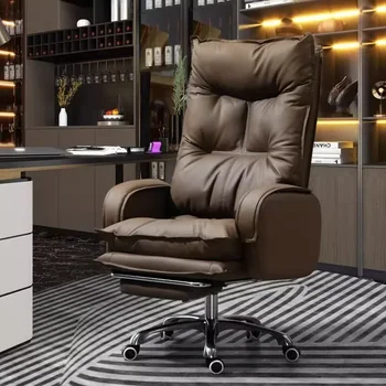 Роскошные кожаные офисные стулья Эргономичное кресло-реклайнер Туалетный столик Мобильные телефоны для гостиной Офисные стулья Удобная игровая мебель Silla