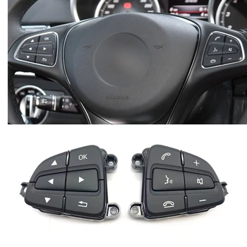 Ручка переключателя кнопки панели рулевого колеса автомобиля для Mercedes Benz W231 W172 W176 CLA W117 CLS W292 W246 2014-2021
